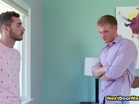 Hot straight guy gets fucked by his gay best friend