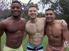 (Landon, Deacon, Asher  Bareback) - Gay Movie - Sean Cody
