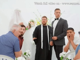 Wedding Balls - Uncut / MEN / Alex Mecum, Malik Delgaty, Benjamin Blue  / stream full at  www.sexmen.com/ed